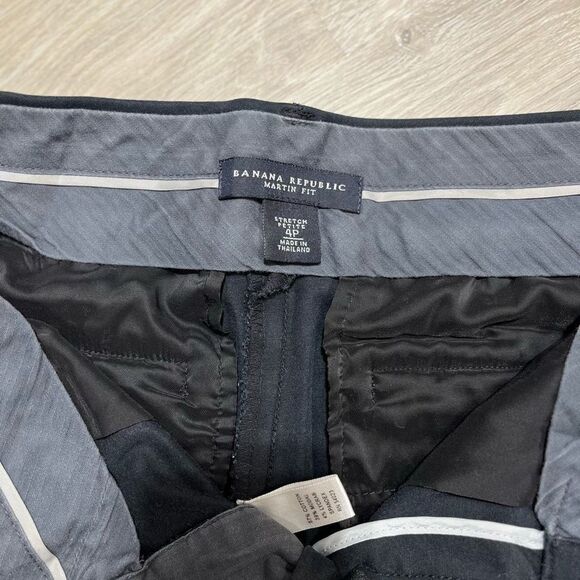 Banana Republic Martin Fit Boot Cut Cuffed Pants Women’s Size 4 Petite - Picture 3 of 12